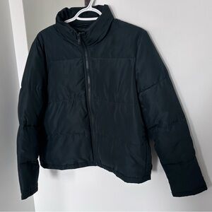 Brandy Melville Puffer Jacket in Dark Green